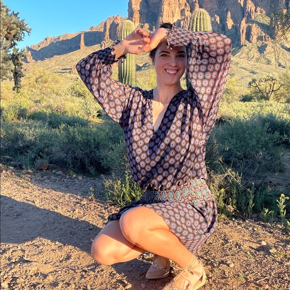 Ramy Brook Printed Davie Mini Dress - Picture 7 of 12